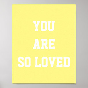 Du bist so lieblich Kids Room Poster