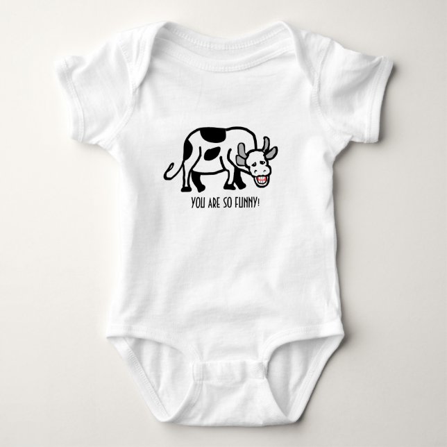 Du bist so lustig! baby strampler (Vorderseite)
