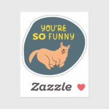 Du bist so lustig niedlichen, illustrierten Hundem