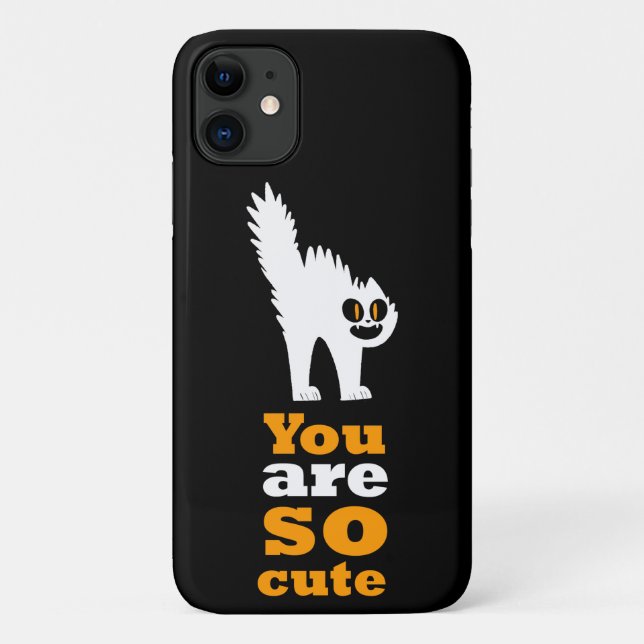 Du bist so niedliche Frustkatze Case-Mate iPhone Hülle (Rückseite)