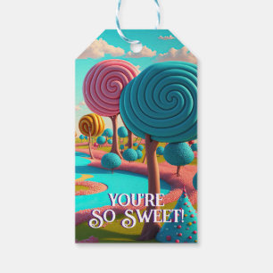 Du bist so süß Candy Lane Lollipop Gum Drop Trees Geschenkanhänger
