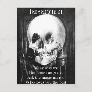 Du bist so vergeblich. postkarte