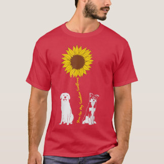 Du bist Sonnenblume, mein Niedlicher Mops Hundebes T-Shirt