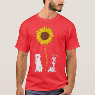 Du bist Sonnenblume, mein Niedlicher Mops Hundebes T-Shirt