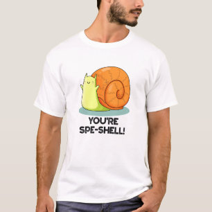 Du bist Spe-shell lustig Schnecken-Wortspiel T-Shirt