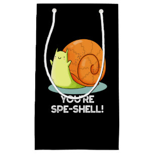 Du bist Spe-shell Lustige Schnecken-Wortspiel Dunk Kleine Geschenktüte