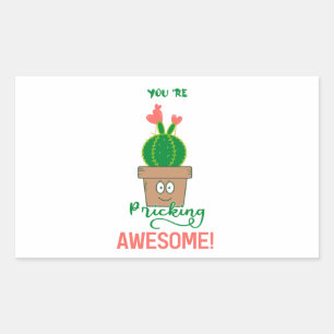 Du bist stachelnd großartig! Aufkleber