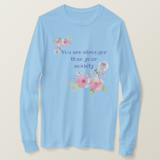 Du bist stärker als deine Angst T-Shirt (Design vorne)