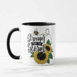 Du bist stärker als dieser Sturm. Ein Geschenkkaff Tasse