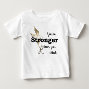 Du bist stärker als du denkst baby t-shirt