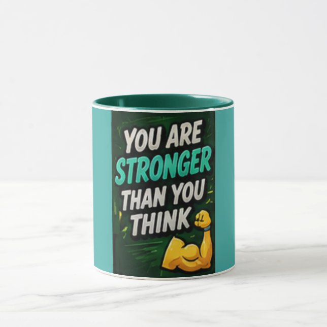 Du bist stärker als du denkst  tasse (Zentrum)