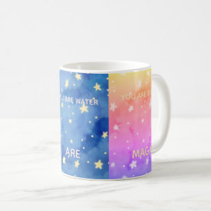 Du bist Sternenstaub, Wasser, Atem Du bist Magie Kaffeetasse