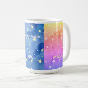 Du bist Sternenstaub, Wasser, Atem Du bist Magie Kaffeetasse