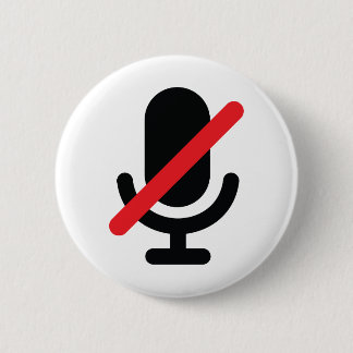 Du bist stumm. Button. Button