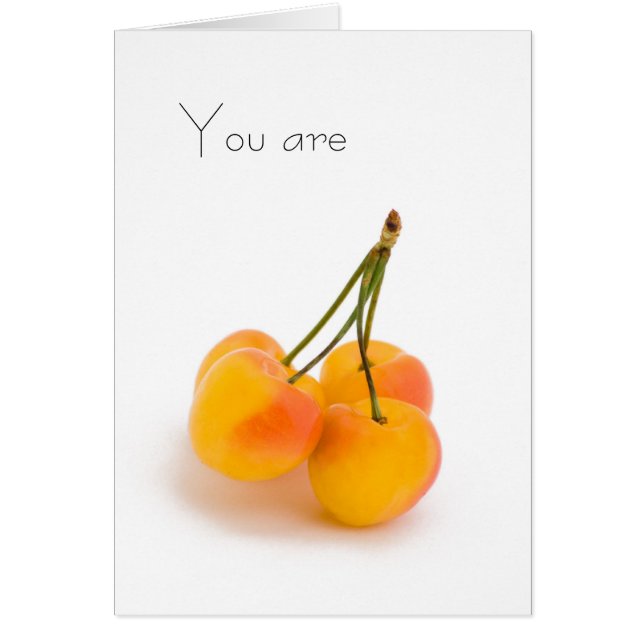 Du bist süß als die erste Frucht des Sommers (Vorne)