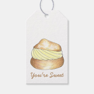 Du bist Sweet Vanilla Cream Puff Feinschmecker Ges Geschenkanhänger