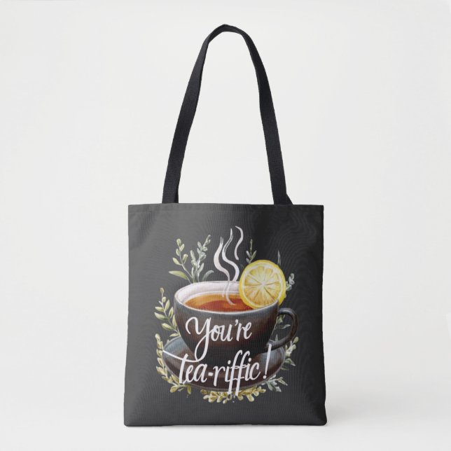 Du bist Tea-riffic! Funny Tea Lover Graphic (Vorderseite)
