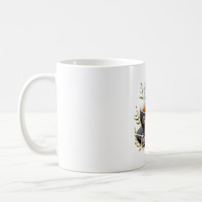 Du bist Tea-riffic! Funny Tea Lover Graphic Kaffeetasse (Links)