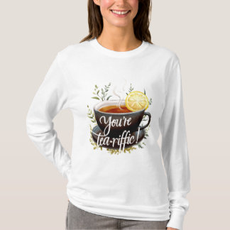 Du bist Tea-riffic! Funny Tea Lover Graphic T-Shirt