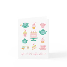 Du bist Tea-riffic Mama Tea Themed Mother Day Card