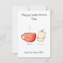"Du bist Teevoll!" - Niedlich & Punny Valentine Karte