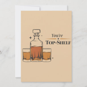 Du bist Top Shelf Funny Old Mohioned Vater Geburts Feiertagskarte