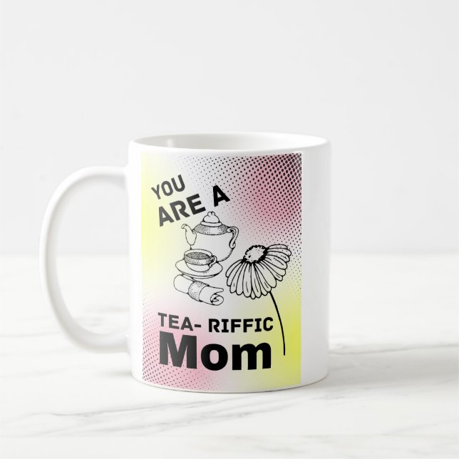 Du bist tränenreiche Mutter. Kaffeetasse (Links)