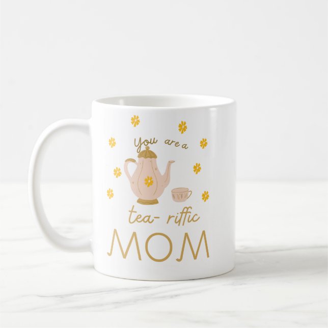 Du bist tränenreiche Mutter. Kaffeetasse (Links)