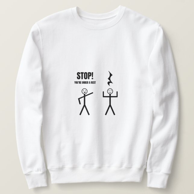 Du bist unter einer Erholung Sweatshirt (Design vorne)