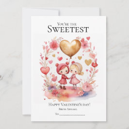 Du bist Valentinstag der süßeste Freund Feiertagskarte