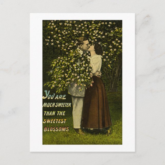 Du bist viel süßer als das süßeste Blossom Postkarte (Vorderseite)