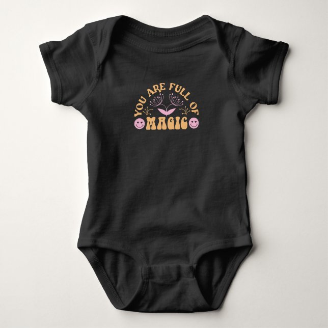 Du bist voller Magie Baby Strampler (Vorderseite)