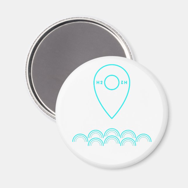 Du bist Wasser Magnet (Vorderseite/Rückseite)
