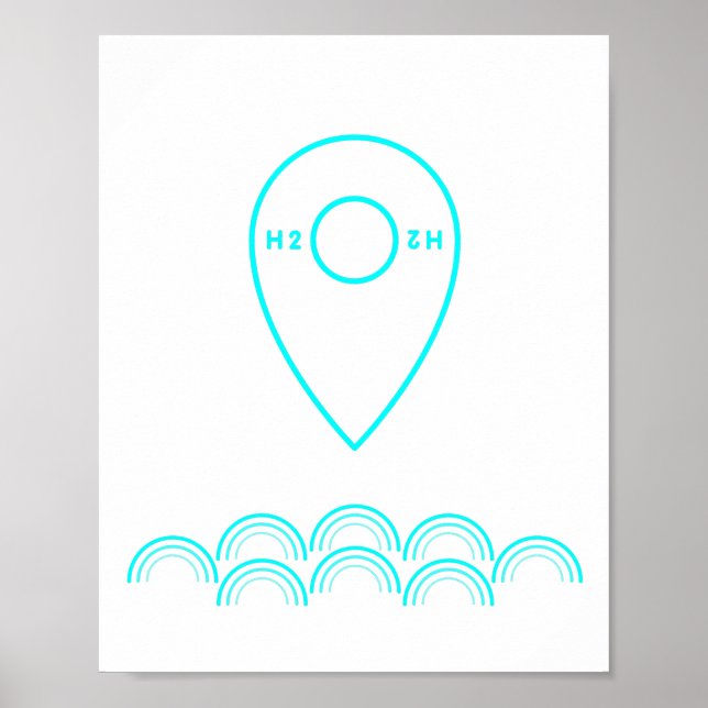 Du bist Wasser Poster (Vorne)