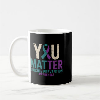 Du bist wichtig Präventionsbewusstseins-Schleife Kaffeetasse