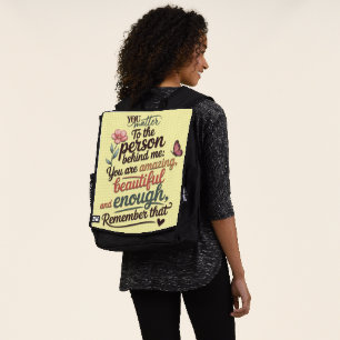 Du bist wichtig rucksack