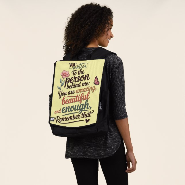 Du bist wichtig rucksack (Ausgewaschen)