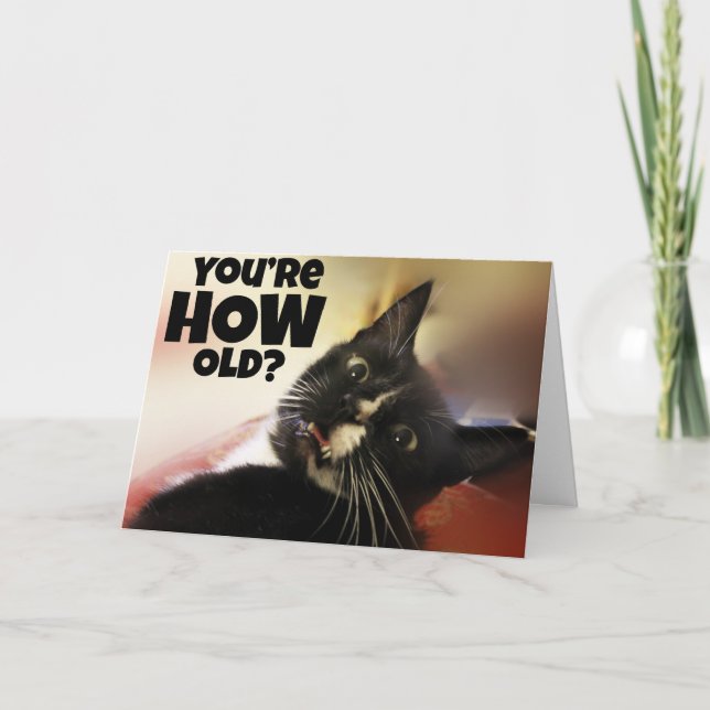 Du bist wie alt? karte (Vorderseite)