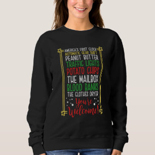 Du bist willkommen Schwarze Geschichte Monat Stolz Sweatshirt