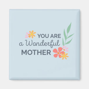 Du bist wunderbar Muttertag. Magnet