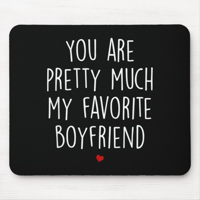 Du bist ziemlich mein Lieblingsfreund Funny Va Mousepad (Vorne)