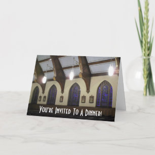 Du bist zu einem Abendessen eingeladen! Einladung