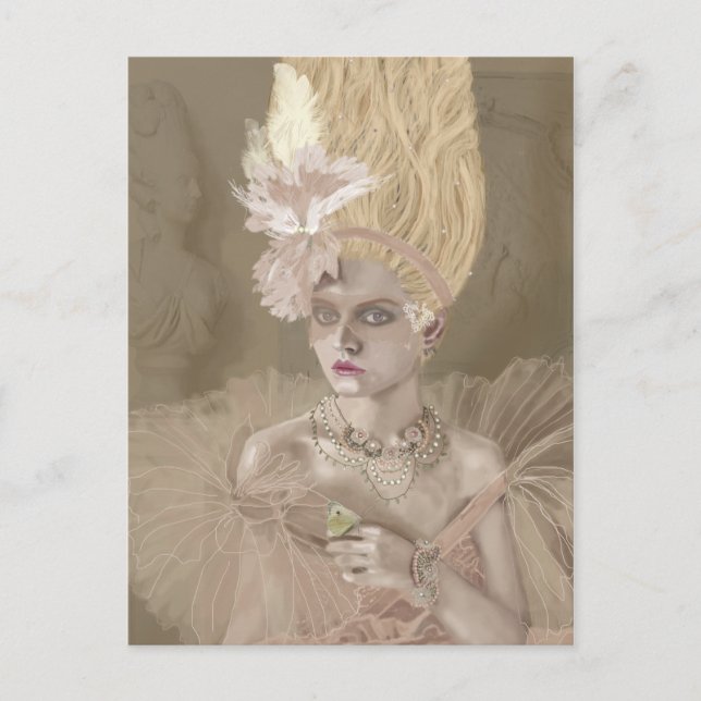 Du bist zu spät postkarte (Vorderseite)