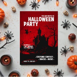 Du bist zur Halloween-Party eingeladen Einladung