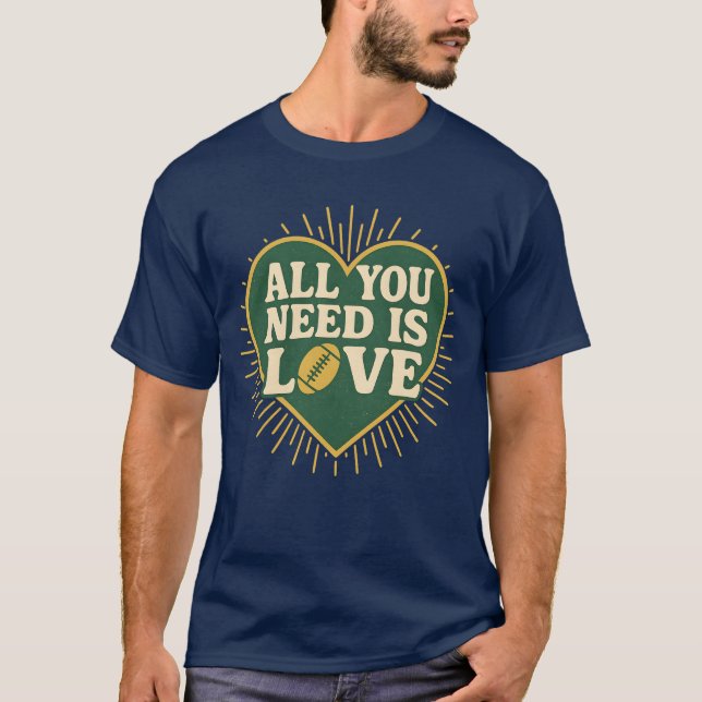 DU BRAUCHST ALLES ALS LIEBE T-Shirt (Vorderseite)