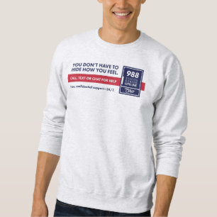 Du brauchst nicht den Kreuz zu verbergen Sweatshirt