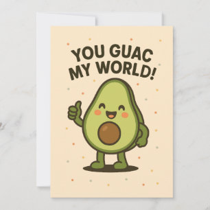 Du bringst meine Welt zum Gucken. Süße Valentinsta Feiertagskarte
