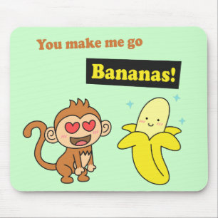 Du bringst mich zu Bananen, Niedlichen Liebe Spaß Mousepad