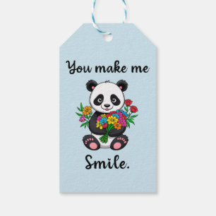 Du bringst mich zum Lächeln Süßer Panda Geschenkanhänger