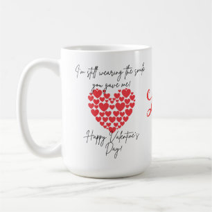 Du bringst mich zum Lächeln Valentinstag Kaffeetasse